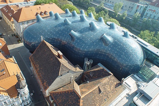 未來主義風格的格拉茨美術館設計（Kunsthaus Graz）