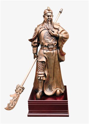 辦公室風水擺件-關公擺件 你的辦公室里擺了嗎？
