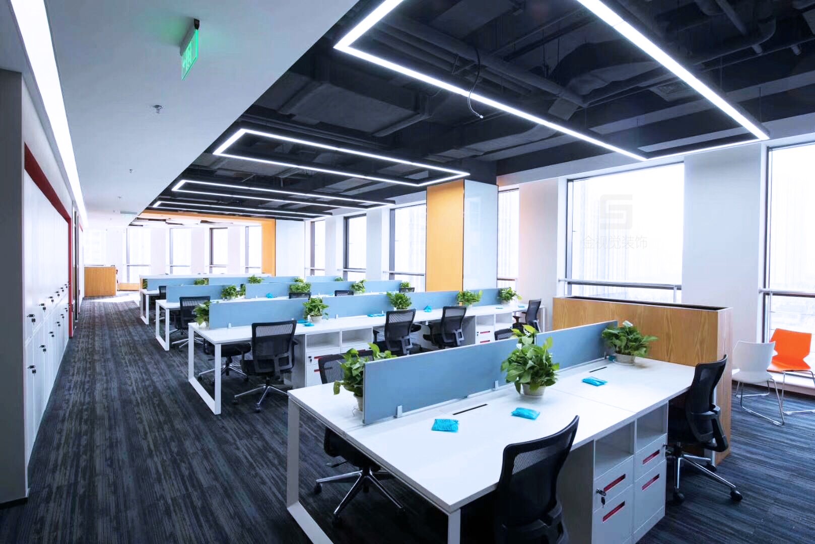 外企公司辦公區裝修設計