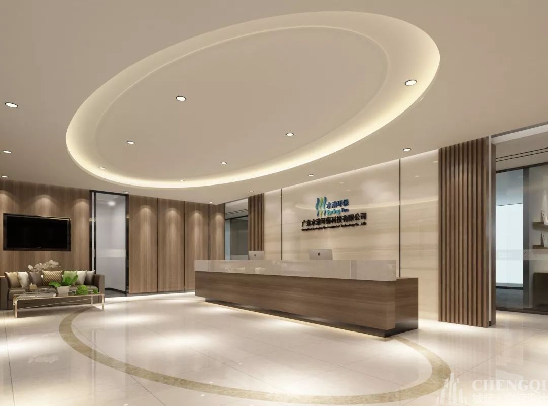  北京辦公室裝修辦公室前臺設計要點,北京辦公室裝修前臺裝修設計技巧：
